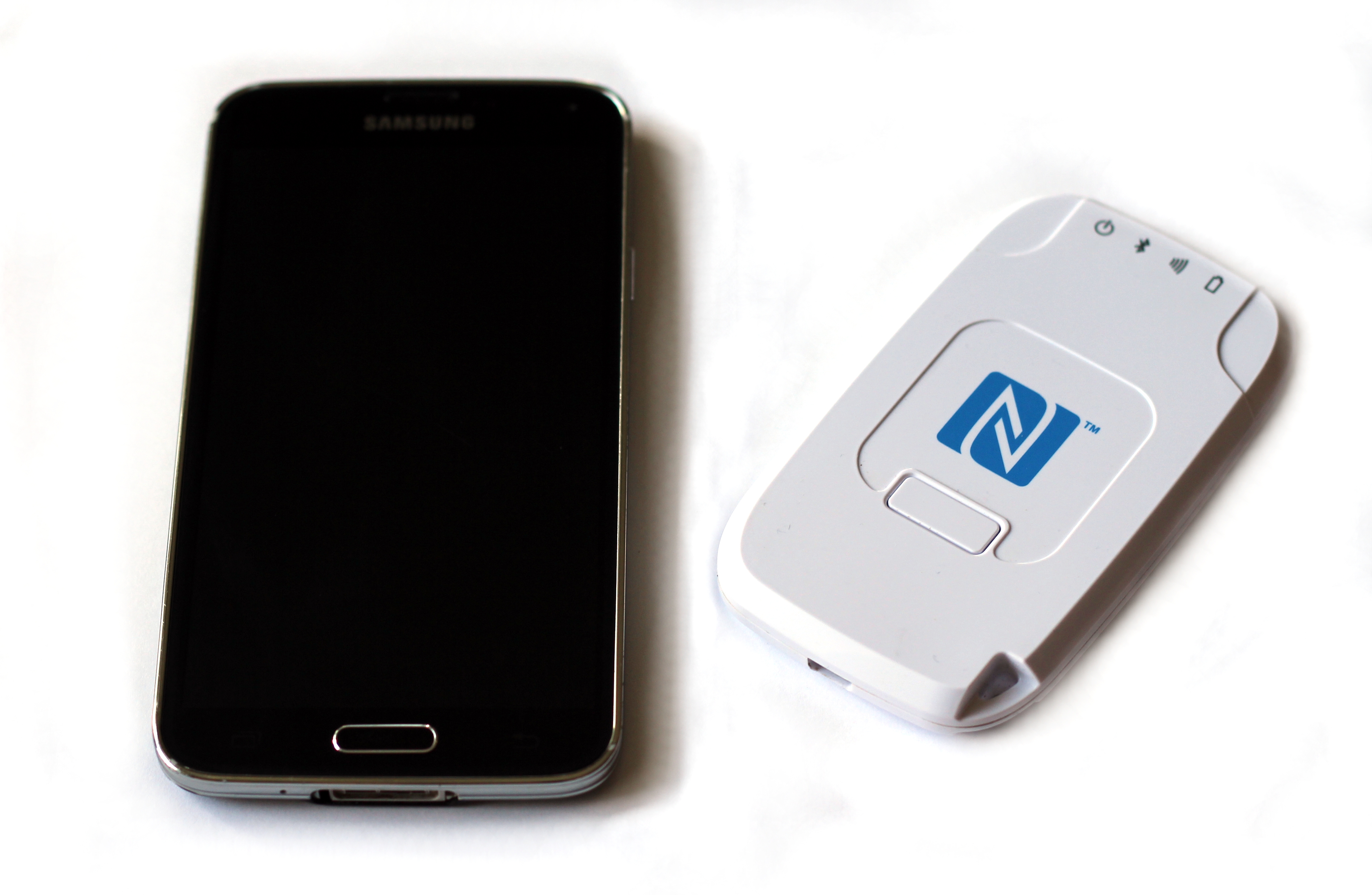 Nešiojamas bluetooth NFC/RFID skaitytuvas
